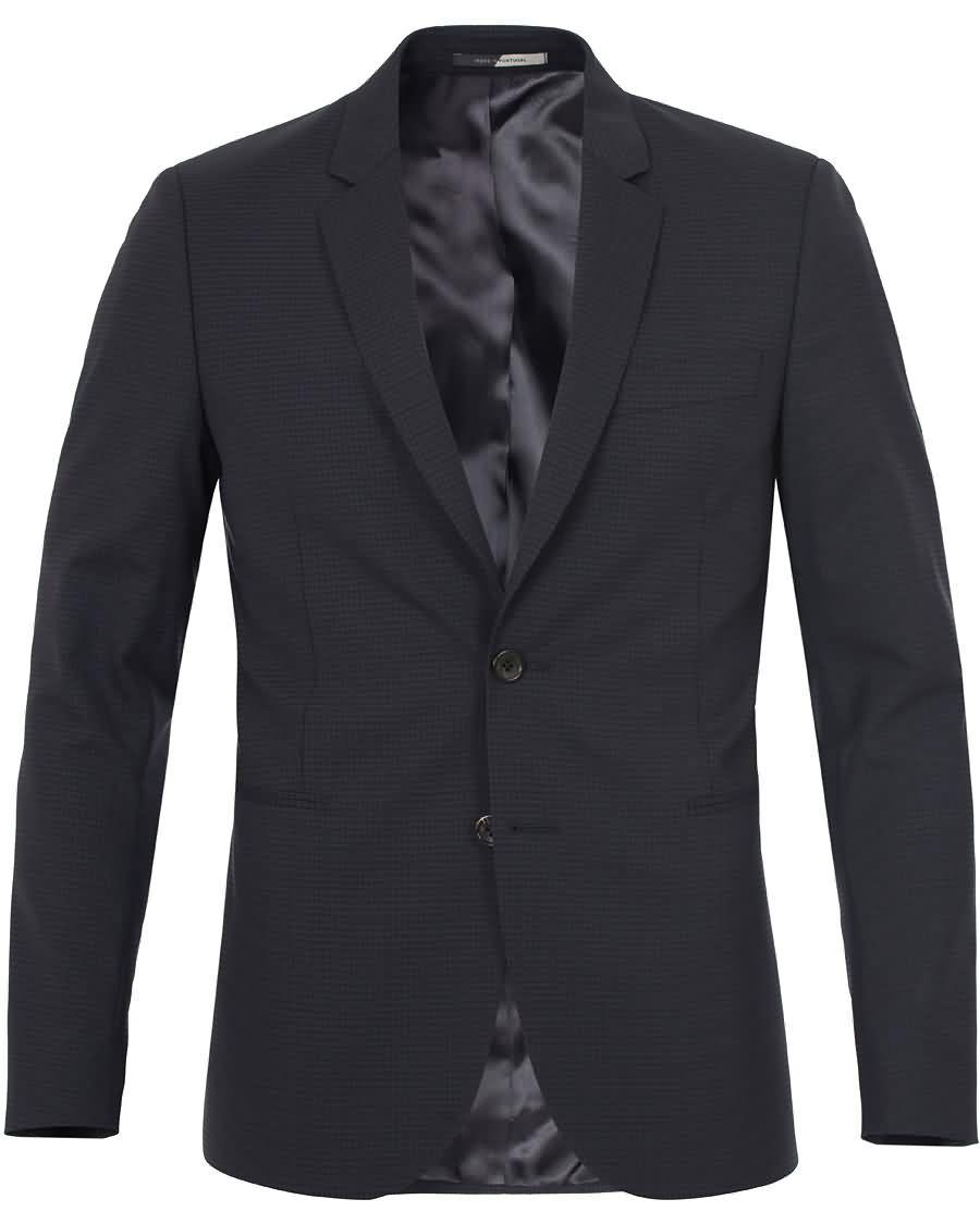 ps by paul smith micro check slim fit blazer navy Salg Ekte, Ny 49bb6